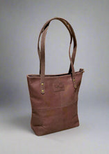 Load image into Gallery viewer, CasaBella Tote Bag - Matt Dark Brown
