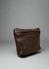 Load image into Gallery viewer, Make-Up Bag - Matt Dark Brown
