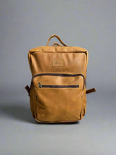 Load image into Gallery viewer, Laptop Backpack - Matt Light Brown
