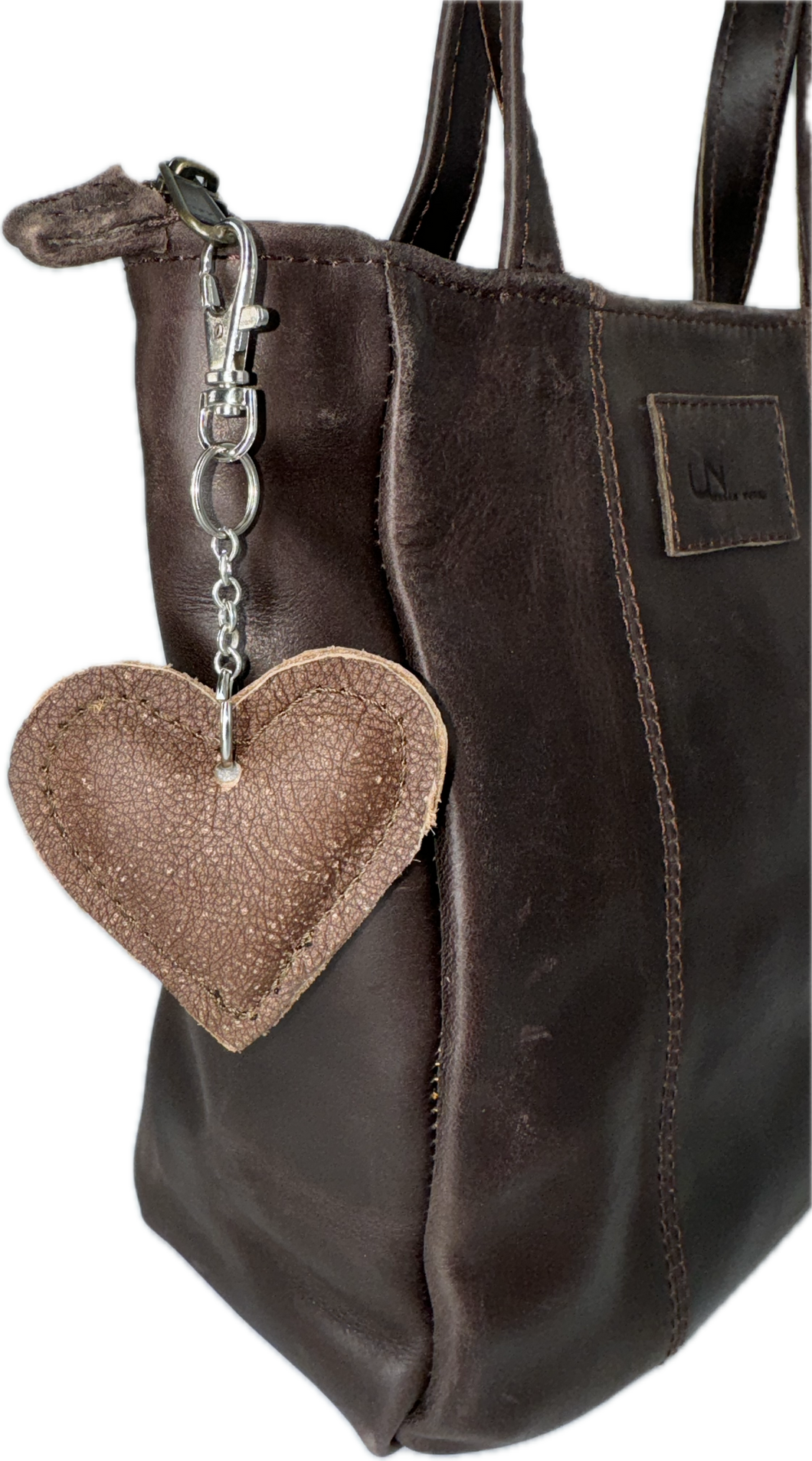 Heart Key Chain / Bag Accessory - Buffed Spice