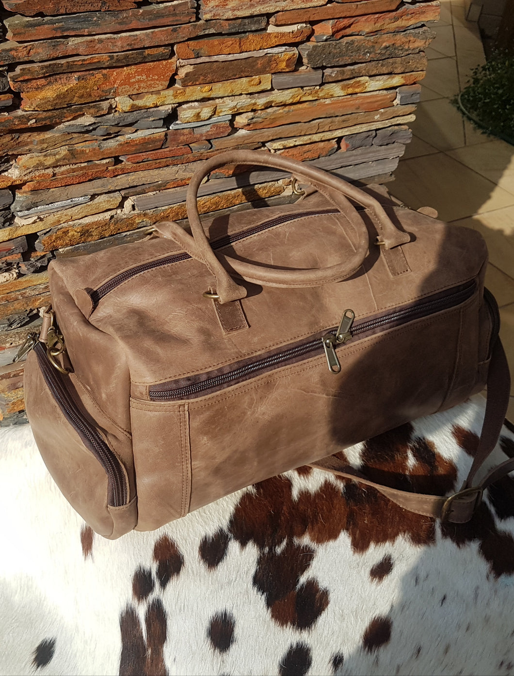 Extra Large Travelbag - Matt Dark Brown